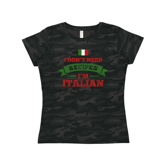 Inktastic No Recipes I'm Italian Women's T-Shirt