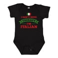 thumbnail image 1 of Inktastic No Therapy I'm Italian Boys or Girls Baby Bodysuit, 1 of 5