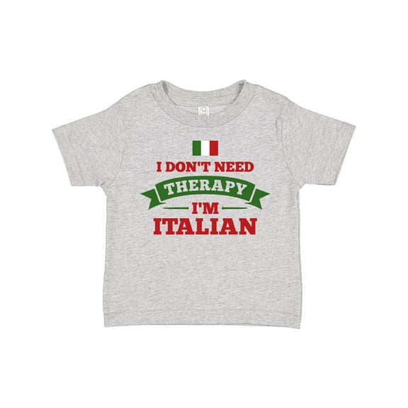 Inktastic No Therapy I'm Italian Boys or Girls Toddler T-Shirt