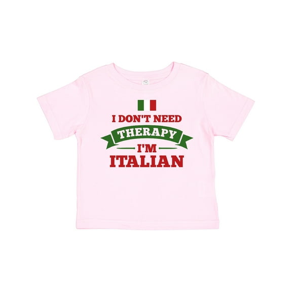 Inktastic No Therapy I'm Italian Boys or Girls Toddler T-Shirt