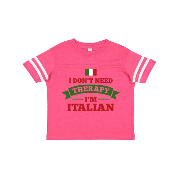 Inktastic No Therapy I'm Italian Boys or Girls Toddler T-Shirt