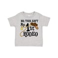 thumbnail image 1 of Inktastic No, This Ain't My 1st Rodeo Cowboy Hat and Lasso Boys or Girls Toddler T-Shirt, 1 of 5