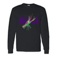 thumbnail image 1 of Inktastic Nola Mardi Gras Crayfish in Purple Long Sleeve T-Shirt, 1 of 5