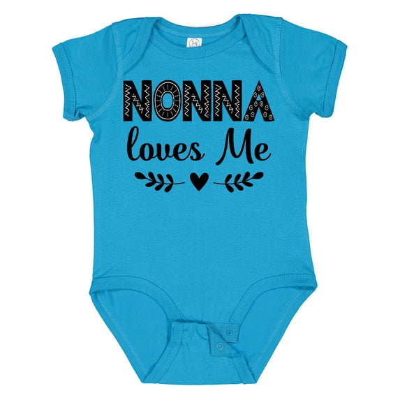 Inktastic Nonna Baby Clothes Grandchild Girls Baby Bodysuit