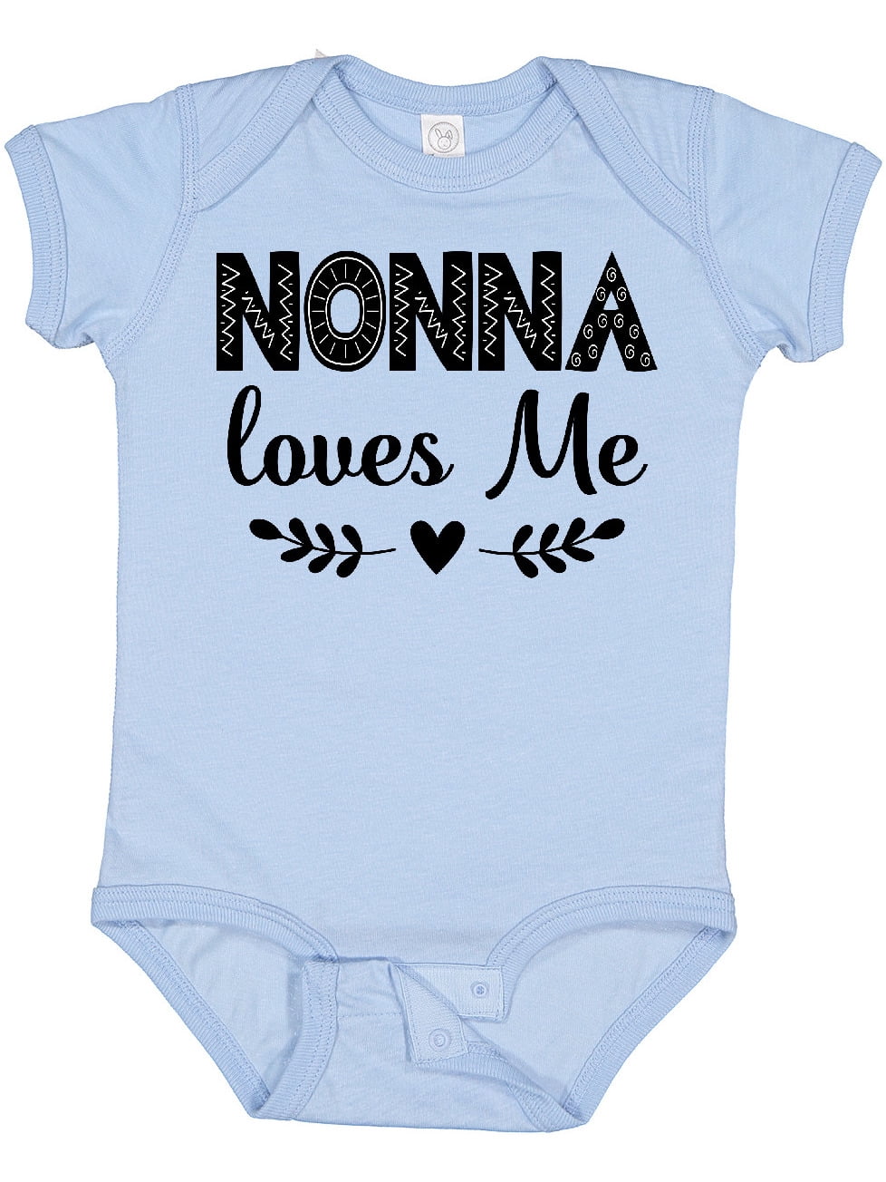 Inktastic Nonna Baby Clothes Grandchild Girls Baby Bodysuit