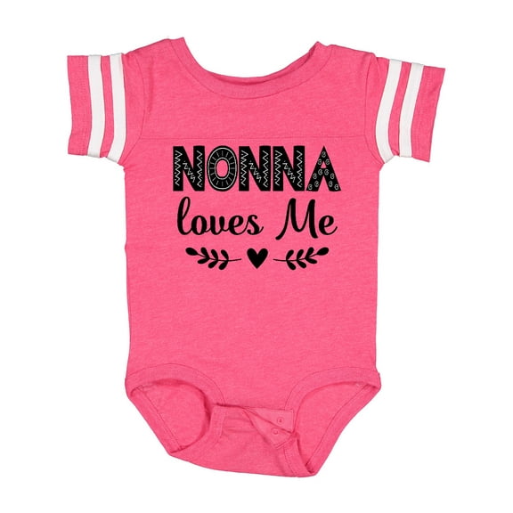 Inktastic Nonna Baby Clothes Grandchild Girls Baby Bodysuit
