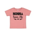 thumbnail image 1 of Inktastic Nonna Baby Clothes Grandchild Girls Baby T-Shirt, 1 of 5