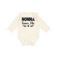 thumbnail image 1 of Inktastic Nonna Baby Clothes Grandchild Girls Long Sleeve Baby Bodysuit, 1 of 5