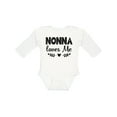 thumbnail image 1 of Inktastic Nonna Baby Clothes Grandchild Girls Long Sleeve Baby Bodysuit, 1 of 5