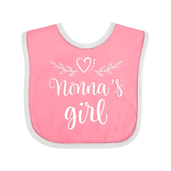 Inktastic Nonna Girl Granddaughter Girls Baby Bib