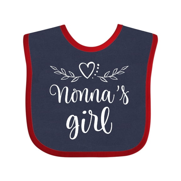Inktastic Nonna Girl Granddaughter Girls Baby Bib