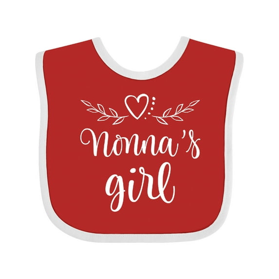 Inktastic Nonna Girl Granddaughter Girls Baby Bib
