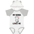 thumbnail image 1 of Inktastic Nonna Loves Me Girls Girls Baby Bodysuit, 1 of 5