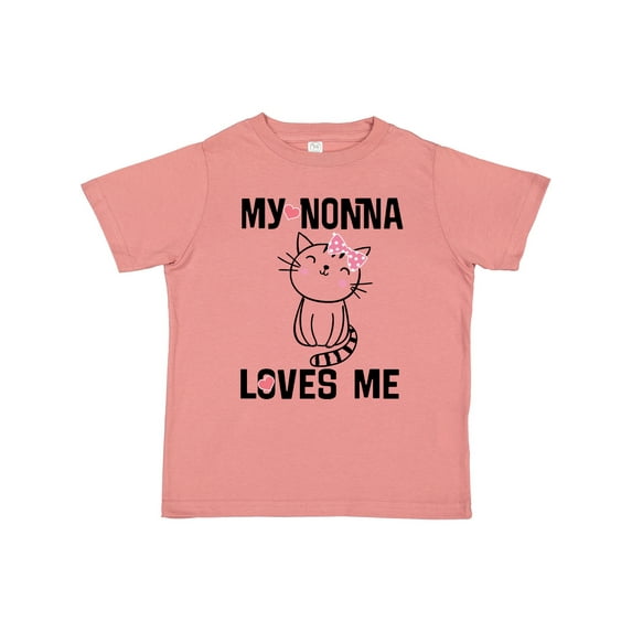 Inktastic Nonna Loves Me Girls Girls Toddler T-Shirt