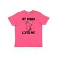 thumbnail image 1 of Inktastic Nonna Loves Me Girls Youth T-Shirt, 1 of 5