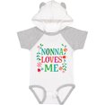 thumbnail image 1 of Inktastic Nonna Loves Me Granddaughter Girls Baby Bodysuit, 1 of 5
