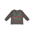 thumbnail image 1 of Inktastic Nonna Loves Me Granddaughter Girls Long Sleeve Toddler T-Shirt, 1 of 5