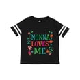 thumbnail image 1 of Inktastic Nonna Loves Me Granddaughter Girls Toddler T-Shirt, 1 of 5