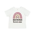thumbnail image 1 of Inktastic Nonna Loves Me Granddaughter Rainbow Girls Toddler T-Shirt, 1 of 5