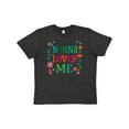 thumbnail image 1 of Inktastic Nonna Loves Me Granddaughter Youth T-Shirt, 1 of 5