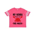 thumbnail image 1 of Inktastic Nonna Loves Me Grandson Boys or Girls Toddler T-Shirt, 1 of 5