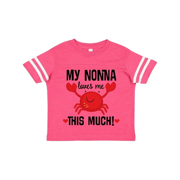 Inktastic Nonna Loves Me Grandson Boys or Girls Toddler T-Shirt