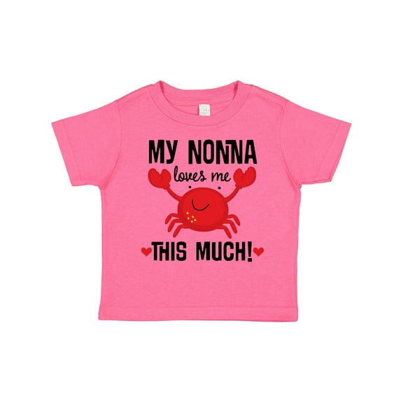Inktastic Nonna Loves Me Grandson Boys or Girls Toddler T-Shirt