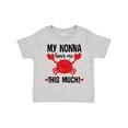 thumbnail image 1 of Inktastic Nonna Loves Me Grandson Boys or Girls Toddler T-Shirt, 1 of 5
