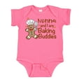 thumbnail image 1 of Inktastic Nonna and I Are Baking Buddies Boys or Girls Baby Bodysuit, 1 of 5
