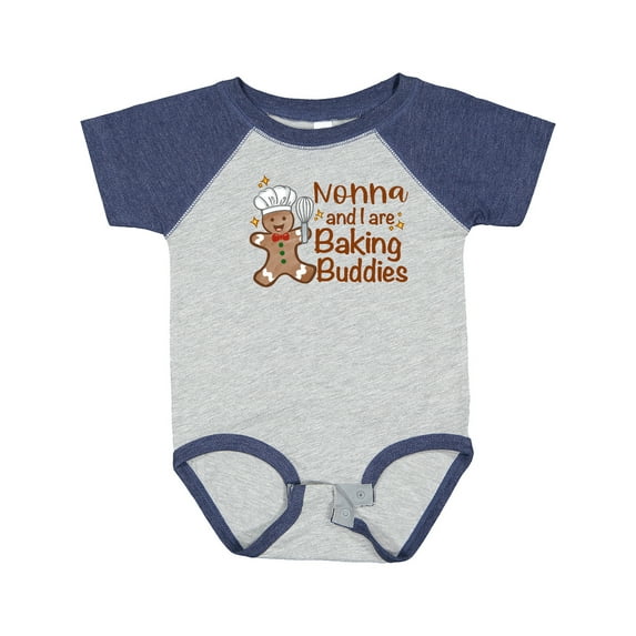 Inktastic Nonna and I Are Baking Buddies Boys or Girls Baby Bodysuit