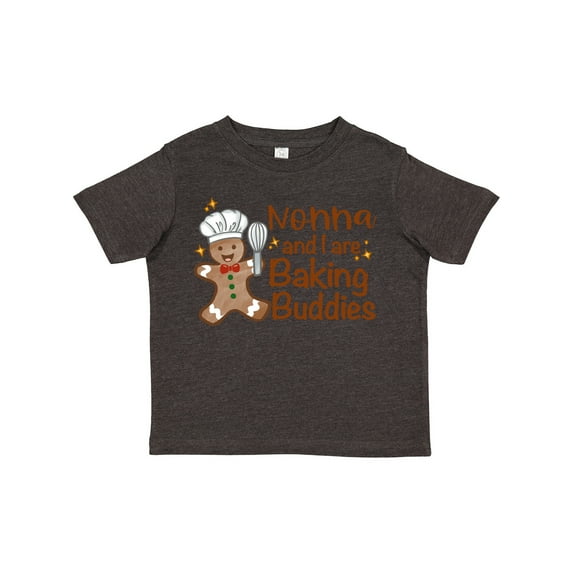 Inktastic Nonna and I Are Baking Buddies Boys or Girls Toddler T-Shirt