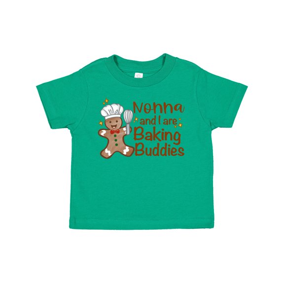 Inktastic Nonna and I Are Baking Buddies Boys or Girls Toddler T-Shirt
