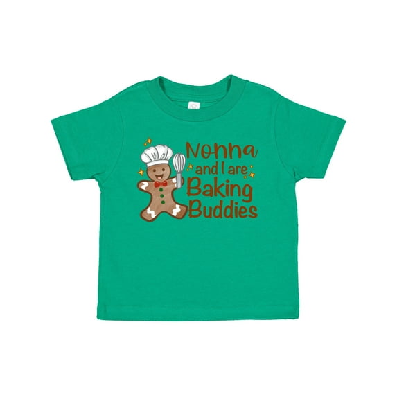 Inktastic Nonna and I Are Baking Buddies Boys or Girls Toddler T-Shirt