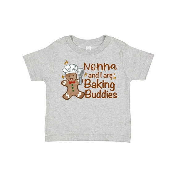 Inktastic Nonna and I Are Baking Buddies Boys or Girls Toddler T-Shirt