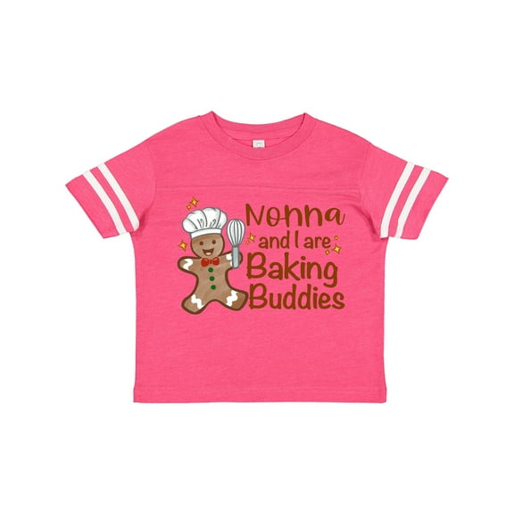 Inktastic Nonna and I Are Baking Buddies Boys or Girls Toddler T-Shirt