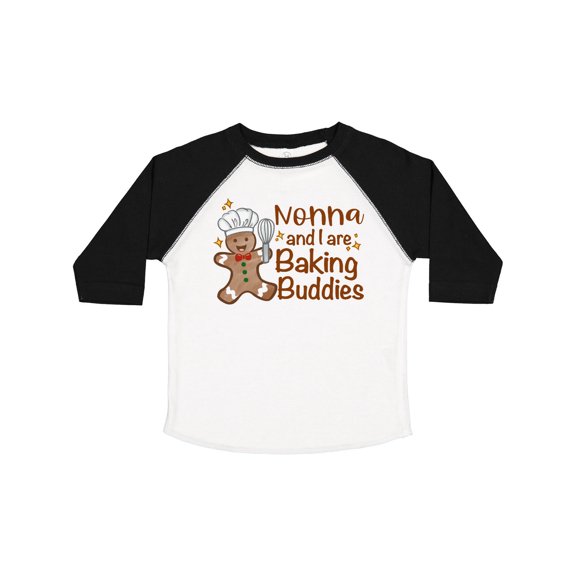 Inktastic Nonna and I Are Baking Buddies Boys or Girls Toddler T-Shirt