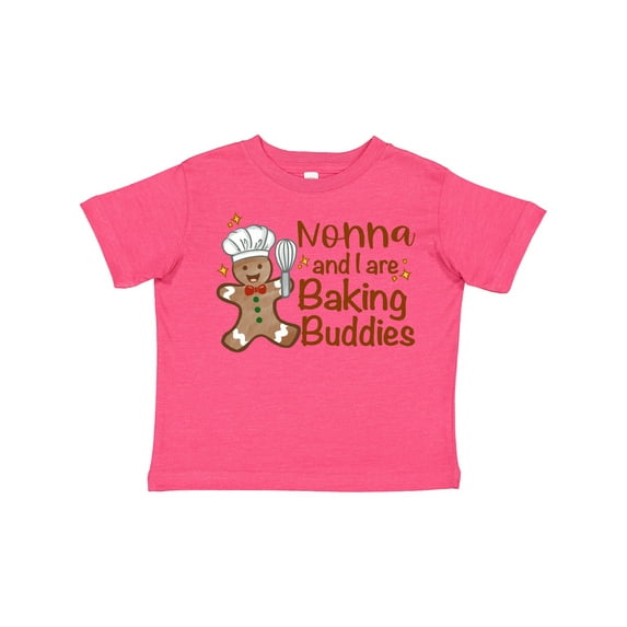 Inktastic Nonna and I Are Baking Buddies Boys or Girls Toddler T-Shirt