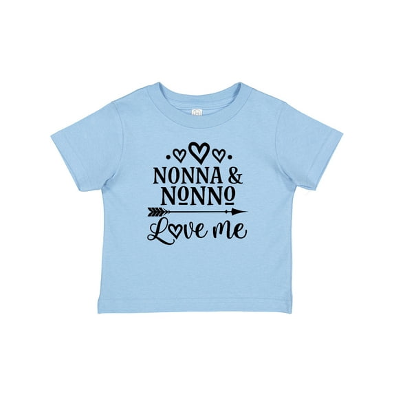 Inktastic Nonna and Nonno Love Me Boys or Girls Baby T-Shirt