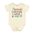 thumbnail image 1 of Inktastic Nonna and Nonno Love Me Girls Baby Bodysuit, 1 of 5