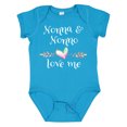 thumbnail image 1 of Inktastic Nonna and Nonno Love Me- Heart Grandchild Boys or Girls Baby Bodysuit, 1 of 5