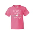 thumbnail image 1 of Inktastic Nonna and Nonno Love Me- Heart Grandchild Youth T-Shirt, 1 of 5