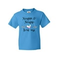 thumbnail image 1 of Inktastic Nonna and Nonno Love Me- Heart Grandchild Youth T-Shirt, 1 of 5