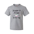 thumbnail image 1 of Inktastic Nonna and Nonno Love Me- Heart Grandchild Youth T-Shirt, 1 of 5