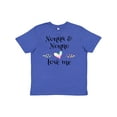 thumbnail image 1 of Inktastic Nonna and Nonno Love Me- Heart Grandchild Youth T-Shirt, 1 of 5