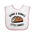 thumbnail image 1 of Inktastic Nonna and Nonno's Little Cannoli Cute Italian Grandparents Boys or Girls Baby Bib, 1 of 4