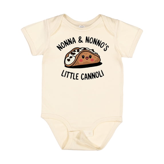 Inktastic Nonna and Nonno's Little Cannoli Cute Italian Grandparents Boys or Girls Baby Bodysuit