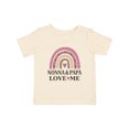 thumbnail image 1 of Inktastic Nonna and Papa Love Me Girls Rainbow Girls Baby T-Shirt, 1 of 5