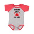 thumbnail image 1 of Inktastic Nonna and Pops Love Me Grandchild Boys or Girls Baby Bodysuit, 1 of 5
