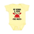 thumbnail image 1 of Inktastic Nonna and Pops Love Me Grandchild Boys or Girls Baby Bodysuit, 1 of 5