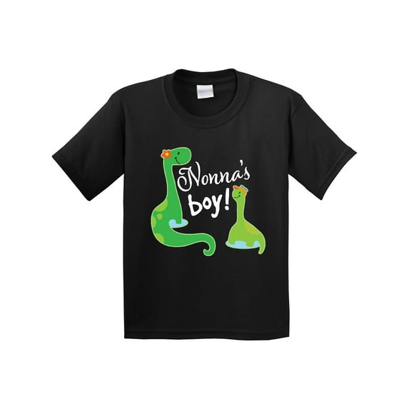 Inktastic Nonnas Boy Grandson Dinosaur Youth T-Shirt